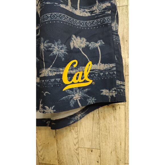 Colosseum Men's California Bears Blue Palm Trees Swim Trunks Size XL underwear - Picture 6 of 7